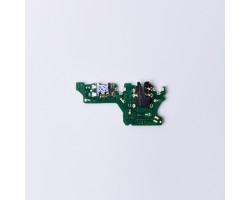 Шлейф для Huawei P40 Lite E (ART-L29) плата на системный разъем/разъем гарнитуры/микрофон