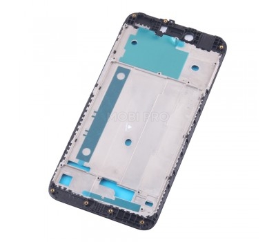 Рамка дисплея для Xiaomi Redmi Note 5A Черная (возможен дефект ЛКП)