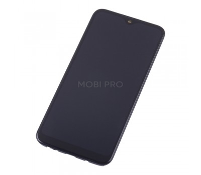 Дисплей для Samsung Galaxy A01/M01 (A015F/M015F) модуль с рамкой Черный (Узкий коннектор) - OR (SP)