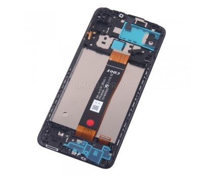 Дисплей для Samsung Galaxy A12 Nacho (A127F) модуль c рамкой Черный - OR Ref. (SP)