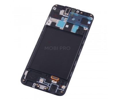 Дисплей для Samsung Galaxy A20 (A205F) модуль с рамкой Черный - OR (SP)