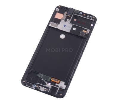 Дисплей для Samsung Galaxy A30s (A307F) модуль с рамкой Черный - OR (SP)