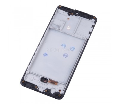 Дисплей для Samsung Galaxy A31 (A315F) модуль с рамкой Черный - (OLED)