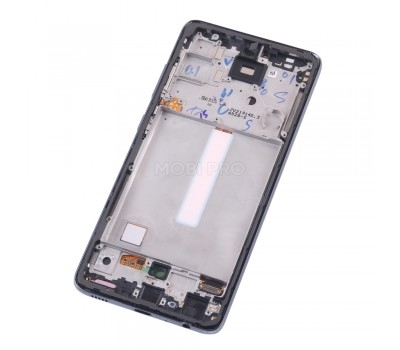 Дисплей для Samsung Galaxy A52/A52 5G/A52s 5G (A525F/A526B/A528B) модуль с рамкой Черный - OR (SP)