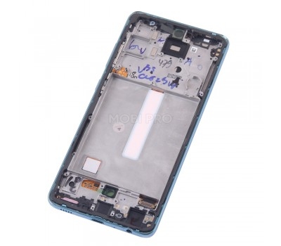 Дисплей для Samsung Galaxy A52/A52 5G/A52s 5G (A525F/A526B/A528B) модуль с рамкой Синий - OR (SP)