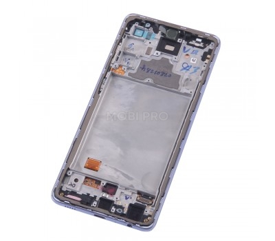 Дисплей для Samsung Galaxy A72 (A725F) модуль с рамкой Фиолетовый - OR (SP)
