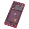 Дисплей для Samsung Galaxy S20 FE/S20 FE 5G (G780F/G781B) модуль с рамкой Красный - OR (SP)