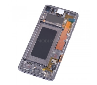 Дисплей для Samsung Galaxy S10 (G973F) модуль с рамкой Черный - OR (SP)
