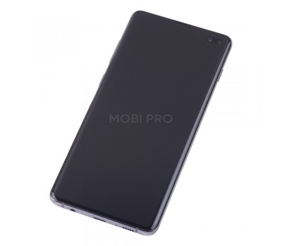 Дисплей для Samsung Galaxy S10+ (G975F) модуль с рамкой Черный - OR (SP)