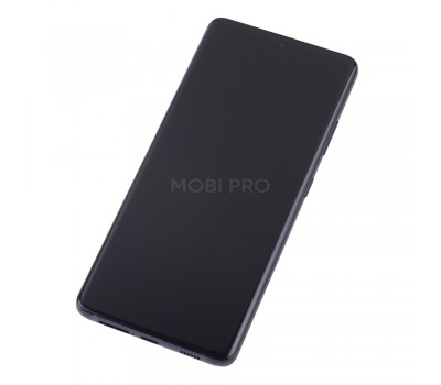 Дисплей для Samsung Galaxy S21 Ultra (G998B) модуль с рамкой Черный - OR (SP)
