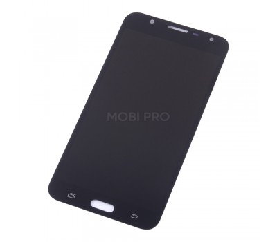 Дисплей для Samsung J701F (J7 Neo) в сборе с тачскрином Черный - (AMOLED, с регулировкой подсветки)