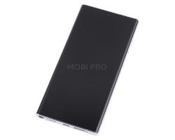 Дисплей для Samsung Galaxy S22 Ultra (S908B) модуль с рамкой Белый - OR (SP)