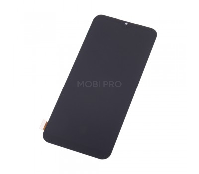 Дисплей для Xiaomi Mi 10 Lite в сборе с тачскрином Черный - (AMOLED)