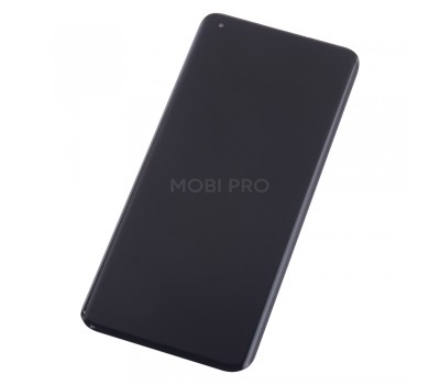 Дисплей для Xiaomi Mi 11 (M2012K11C) в сборе с тачскрином Черный - (AMOLED)