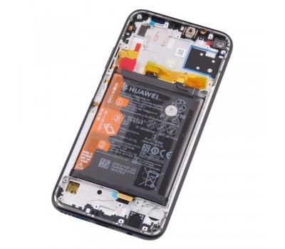 Дисплей для Huawei P40 Lite (JNY-LX1) в сборе с рамкой и АКБ Черный - OR