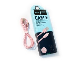 Кабель USB - Lightning (для iPhone) Hoco X2 (оплетка нейлон) Розовый
