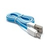 Кабель USB - MicroUSB LDNIO XS-07A (плоский) Синий