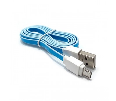 Кабель USB - MicroUSB LDNIO XS-07A (плоский) Синий