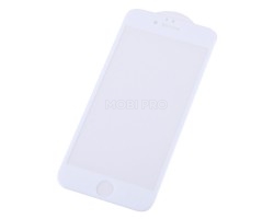 Защитное стекло "Оптима" для iPhone 6/6S Белое (Закалённое, полное покрытие)