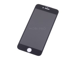 Защитное стекло "Антишпион" для iPhone 6/6S Черное (Закалённое, полное покрытие)