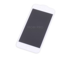 Защитное стекло "Антишпион" для iPhone 6/6S Белое (Закалённое, полное покрытие)
