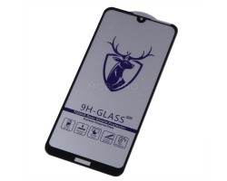 Защитное стекло "Премиум" для Huawei Y7 2019 Черное