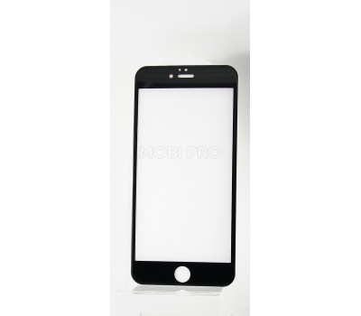 Защитное стекло "Премиум" для iPhone 6/6S Черное (Закалённое+, полное покрытие)