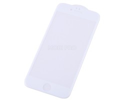 Защитное стекло "Премиум" для iPhone 6/6S Белое (Закалённое+, полное покрытие)