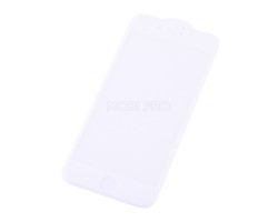Защитное стекло "Премиум" для iPhone 7/8/SE (2020) Белое (Закалённое+, полное покрытие)