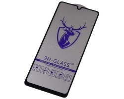 Защитное стекло "Премиум" для Samsung A315 (A31) Черное