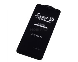 Защитное стекло "Премиум" для Xiaomi Redmi 7A Черное