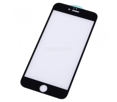 Защитное стекло "Стандарт" для iPhone 6 Plus/6S Plus Черное (Полное покрытие)