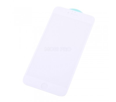 Защитное стекло "Стандарт" для iPhone 6 Plus/6S Plus Белое (Полное покрытие)