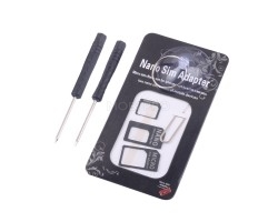 Набор инструментов для iPhone (звёздочка 0,8x25 mm, Y 0,6 mm, присоска, SIM-адаптер)