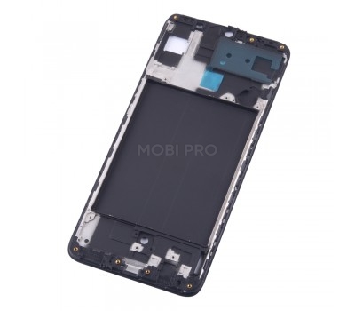 Рамка дисплея для Samsung Galaxy A705F (A70) Черная (возможен дефект ЛКП)