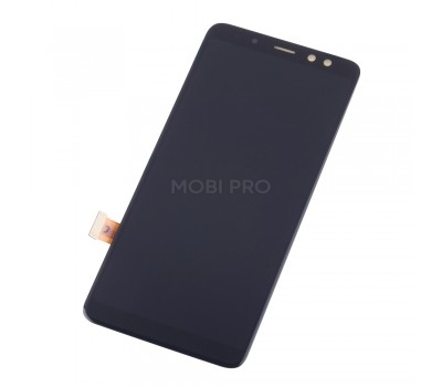 Дисплей для Samsung A530F (A8 2018) в сборе с тачскрином Черный - OR (SP)