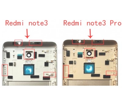 Задняя крышка для Xiaomi Redmi Note 3 Pro Серый