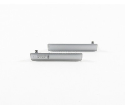Набор заглушек (USB+MicroSD) для Sony D5803 (Z3 Compact) Белый