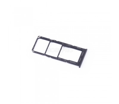 Контейнер SIM для Samsung A125F (A12) Черный