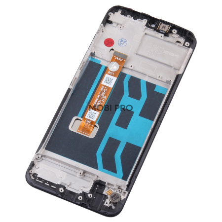 Дисплей для Realme C21Y (RMX3263) модуль с рамкой Черный - OR