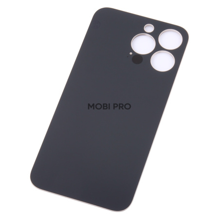 Задняя крышка для iPhone 13 Pro (A2640) Золото (стекло, монолит, широкий вырез под камеру, логотип) - Премиум