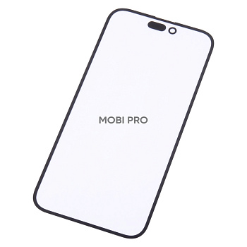 Стекло для переклейки iPhone 14 Pro Max в сборе с OCA пленкой Черный