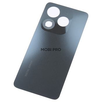 Задняя крышка для Tecno Spark 20C (BG7n) Черный - Премиум Задняя крышка для Tecno Spark 20C (BG7n) Черный - Премиум