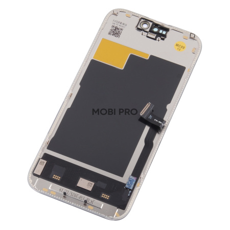 Дисплей для iPhone 15 Pro в сборе с тачскрином Черный - JCID (Soft OLED, Full HD, 120 Гц) (с верификацией = с привязкой без ошибки)