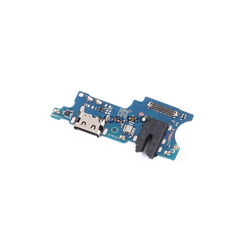 Шлейф для Samsung Galaxy A07 4G (A075F) плата системный разъем/разъем гарнитуры/микрофон - Премиум