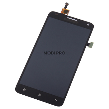 Дисплей для Lenovo S580 в сборе с тачскрином Черный - Оптима