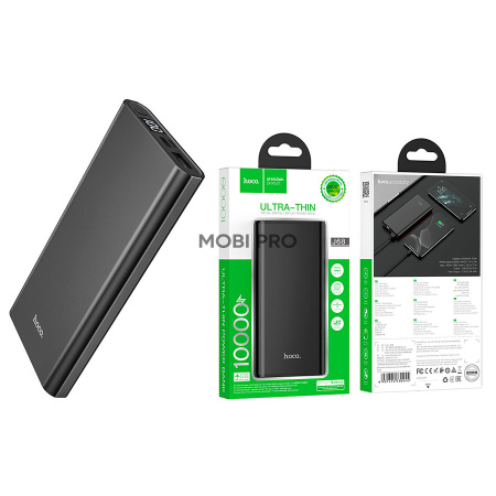 Внешний Аккумулятор (Power Bank) Hoco J68 10000 mAh (10W, MicroUSB, Type-C) Черный