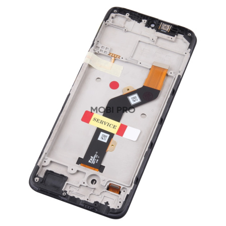 Дисплей для Infinix Smart 6 Plus (X6823C) модуль с рамкой Черный - OR