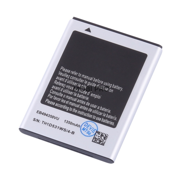 АКБ для Samsung Galaxy S5830/B7800/S5660/S5670/S6102/S6802 (EB494358VU) АКБ для Samsung Galaxy S5830/B7800/S5660/S5670/S6102/S6802 (EB494358VU)