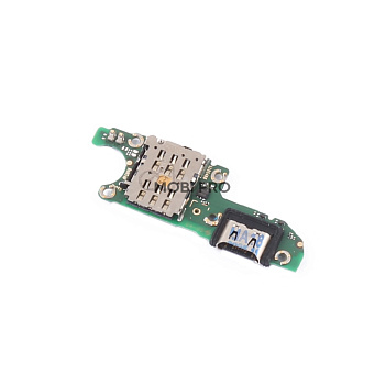Шлейф для Huawei Nova Y73 плата системный разъем/разъем SIM/микрофон - Премиум